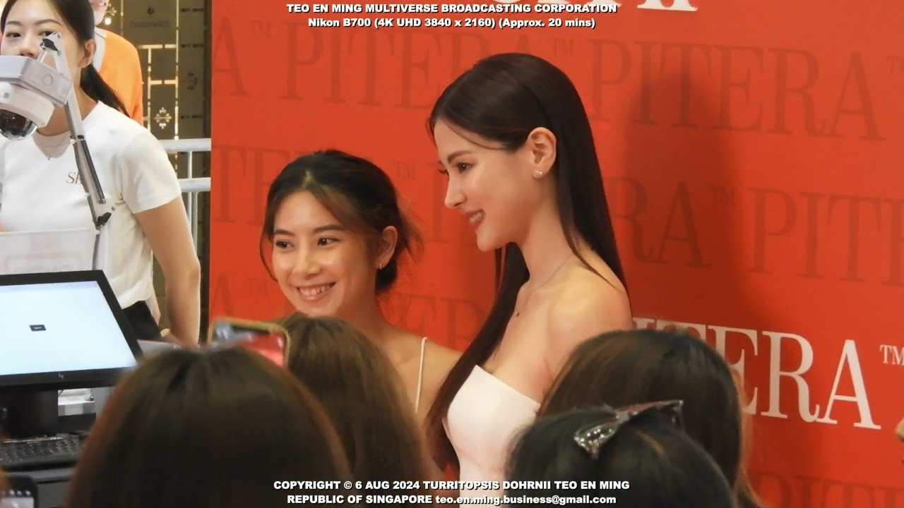 Thai actress Baifern Pimchanok Luevisadpaibul at Paragon Singapore 6 Aug 2024 Tuesday