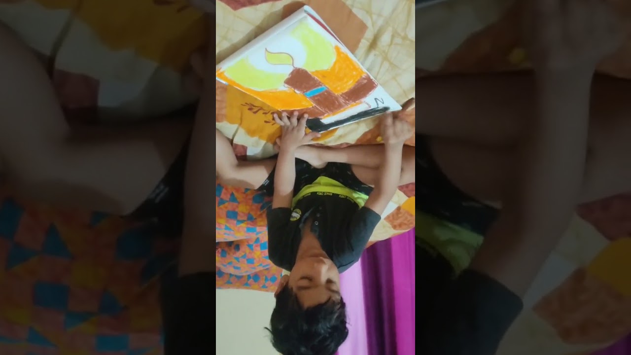 Wowwww!😍🤩 Candle Drawing by 5yrs Children | এ কী? এত‌সুন্দর 