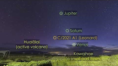 Comet C/2021 A1 (Leonard), 23 December 2021