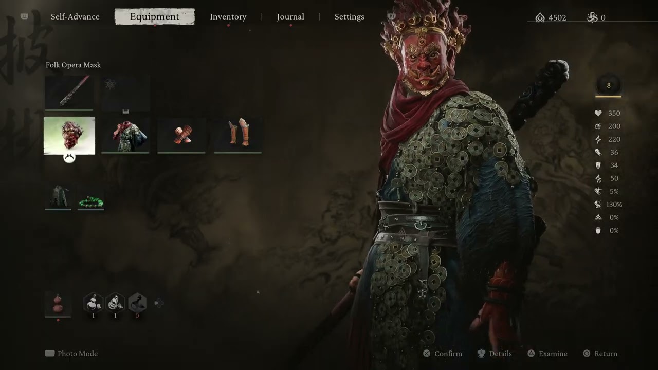 Black Myth: Wukong - Chapter 1 Craft Armor at Guanyin Temple: Pilgrim's Headband, Wrist & Leg Wraps