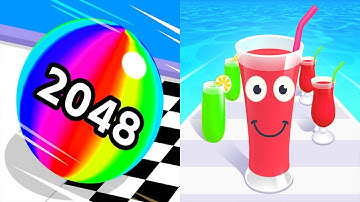 Ball Run 2048 | Juice Run - All Level Gameplay Android iOS Ep 4