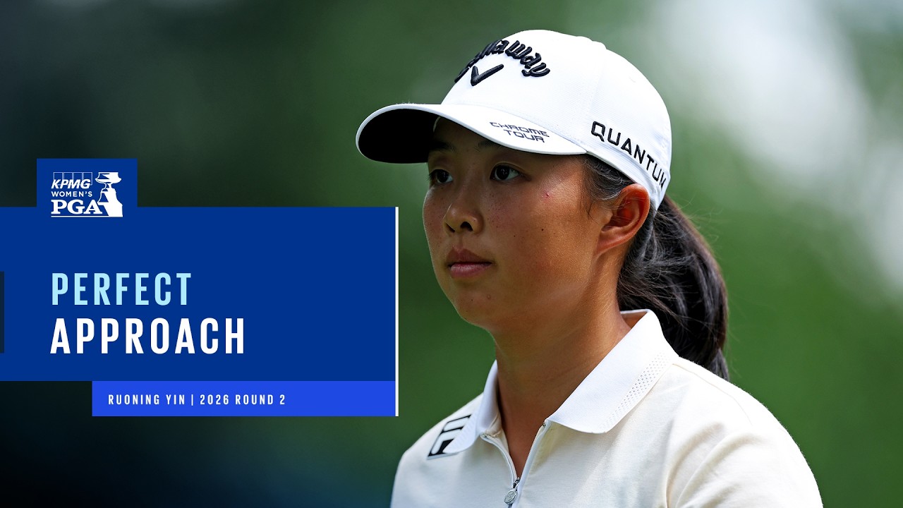 Ruoning Yin With the Perfect Approach! | 2026 KPMG Women's PGA Championship