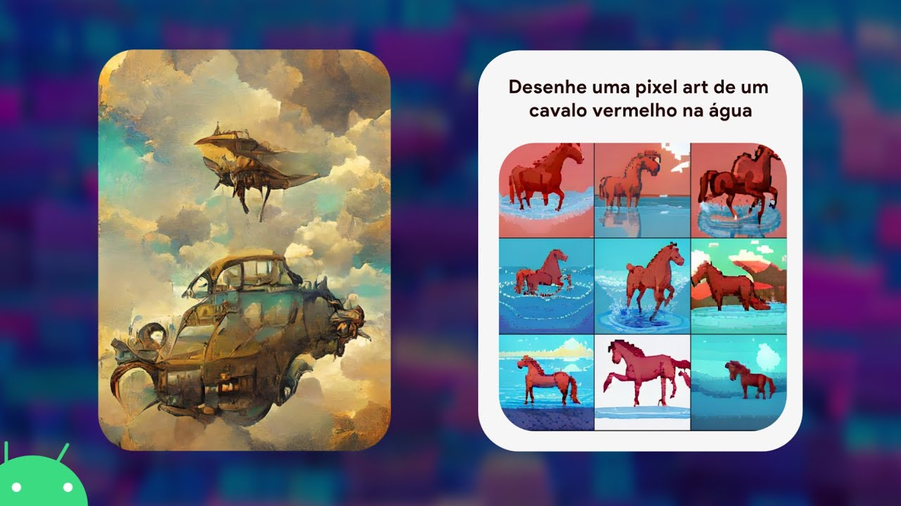 Dica com apps de geração de imagens com IA: Wonder e Imagine