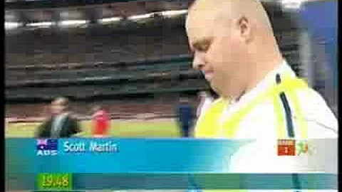 Scott Martin Commonwealth Games Men's Shot Put Final 2006