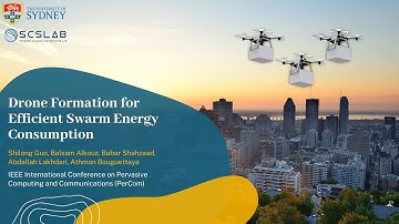 Drone Formation for Efficient Swarm Energy Consumption