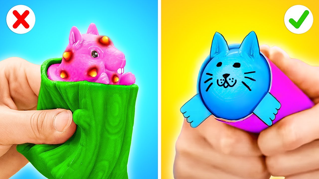 リッチVS貧乏なキッズのフィジットトイ　123 GO! のバズったグッズ＆DIYトイ　お金をかけずにおもちゃを作ろう