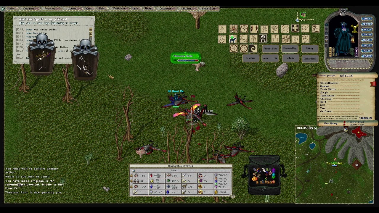 UO Alive: Testing out how fast a  Phoenix can kill a Hiryu