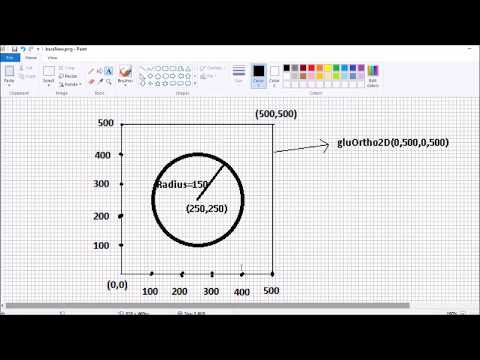 Creating Circle in openGL