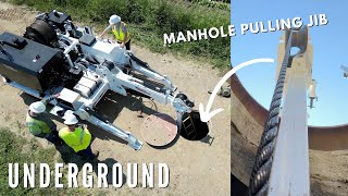 Underground Cable - EASY TO USE - Pulling Jib