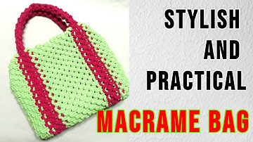 Macrame Handbag DIY | How to make Stylish & Practical Shopper Bag | Step by Step Guide