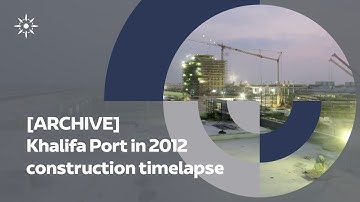 Timelapse of the construction of Khalifa Port throughout 2012 [ARCHIVE]