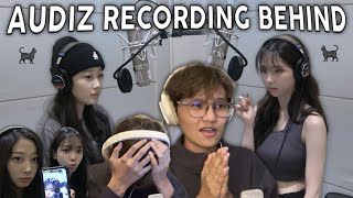 aespa GISELLE '2HOT4U' + KARINA 'Menagerie' Recording Behind Reaction 😳😵‍💫😫