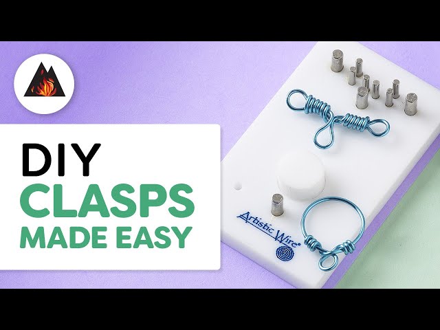 Jewelry Making Basics 5 – Four Ways To Make Wire Clasps – Crystals