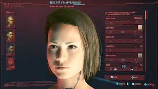 Danish Female V Cyberpunk 2077 Character Creation