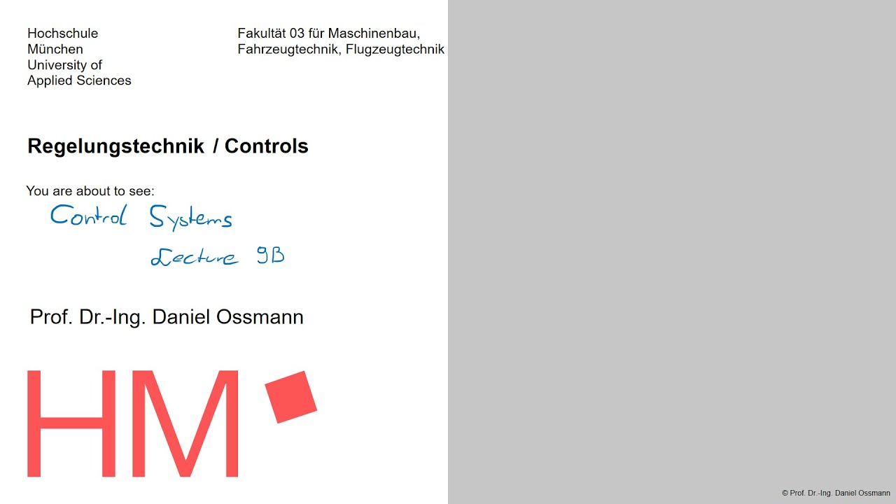 Controls @HM FK03 - Lecture 