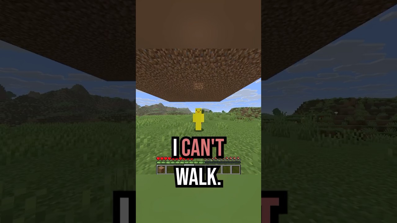 Minecraft, But I Can’t WALK