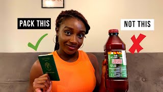 What to pack or not pack when moving to the USA as an International student    Food, Clothes etc.
