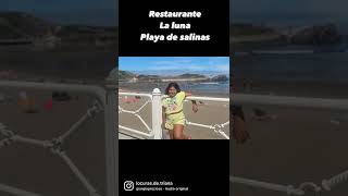 Restaurante La luna. Playa de salinas. Asturias