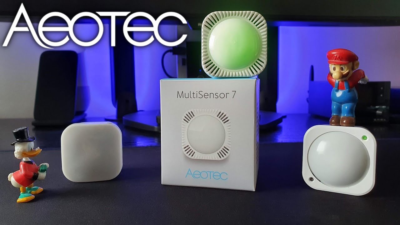 Aeotec Multisensor 7 👁‍🗨 (Z-Wave 700 - Mouvements - Température -  Luminosité - Vibrations - UV) 