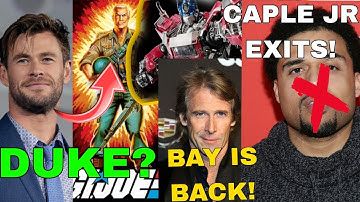 BIG LEAKS! Chris Hemsworth Plays DUKE? Caple Jr EXITS, Bay RETURNS - Transformers G.I.JOE MOVIE!!!