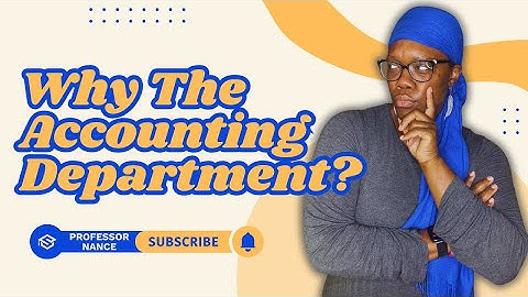 Why I Created The Accounting Department — Unedited & Unscripted