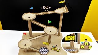 How to Make Marble Run Machine from Cardboard