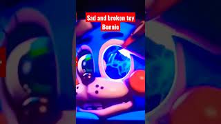 sad and broken toy bonnie