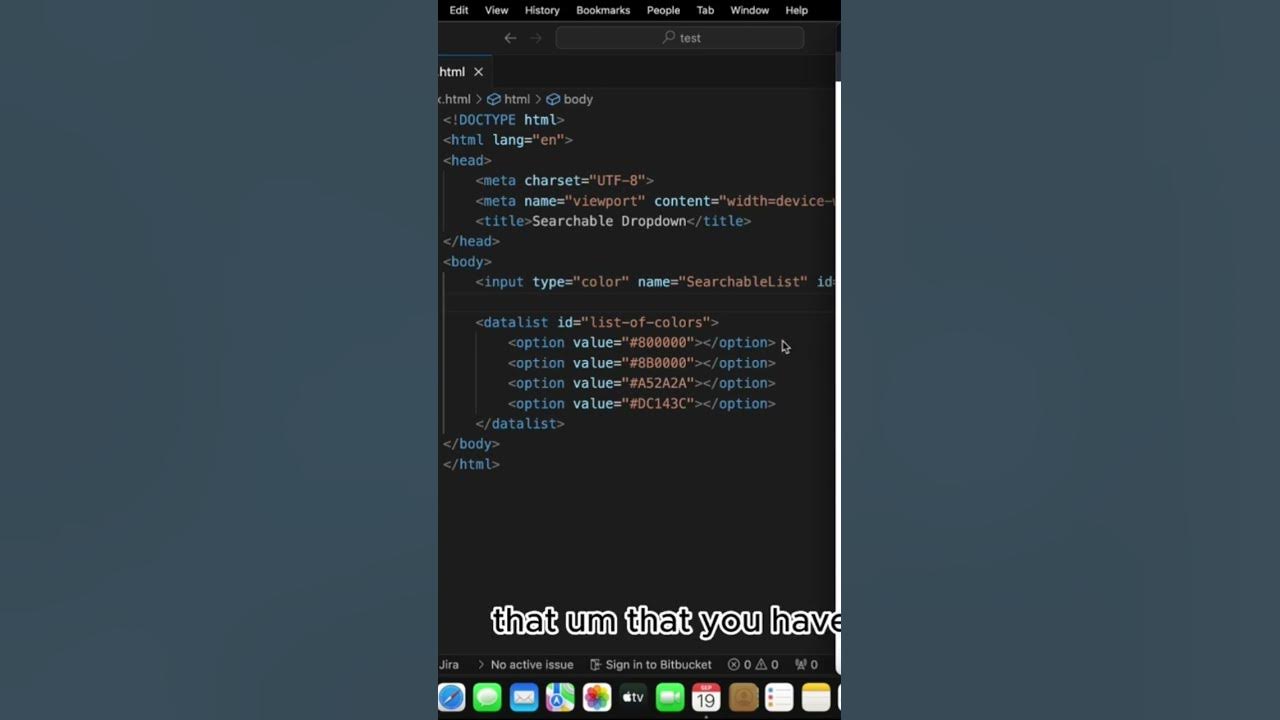 Html searchable dropdown select coding css html code javascript 