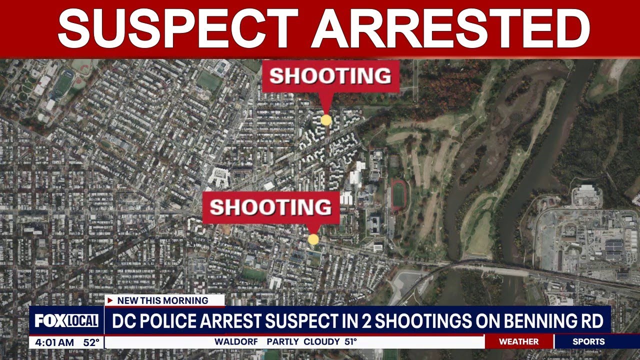 Suspect arrested in 2 Benning Road shootings: police | FOX 5 AT 4AM