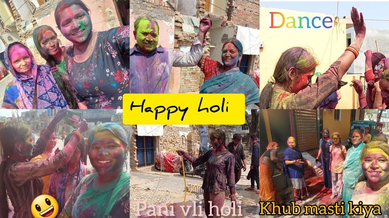 Happy Holi 💫🎨 to all of you | holi vlog  bhutt masti kiya sbne #nandanisahu  #holi #vlog