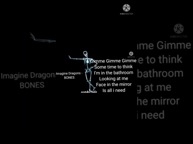 Imagine Dragons - Bones #Imagine Dragons # Bones #lirik #liriklagu #zeinderhale class=