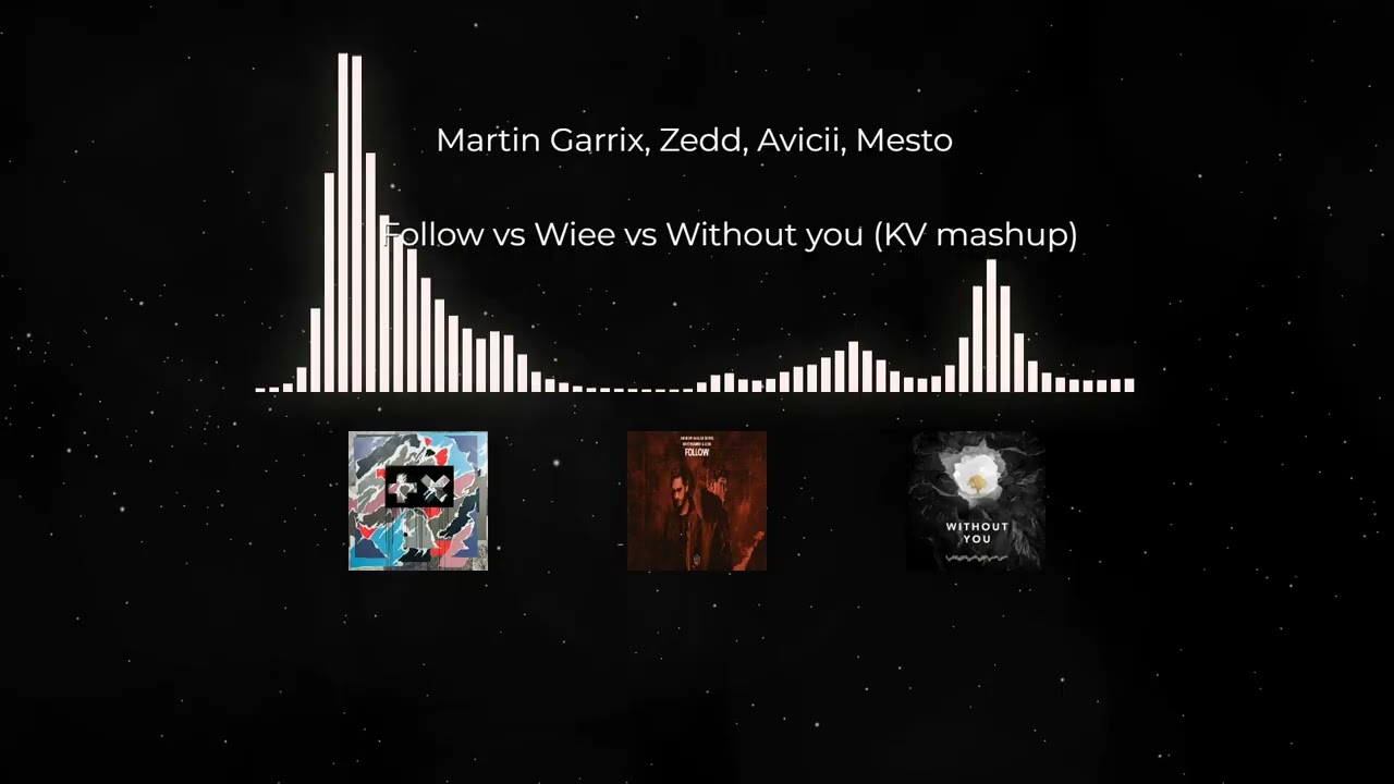 Martin Garrix, Zedd, Avicii, Mesto - Follow, Wiee, Without You (KV Mashup)