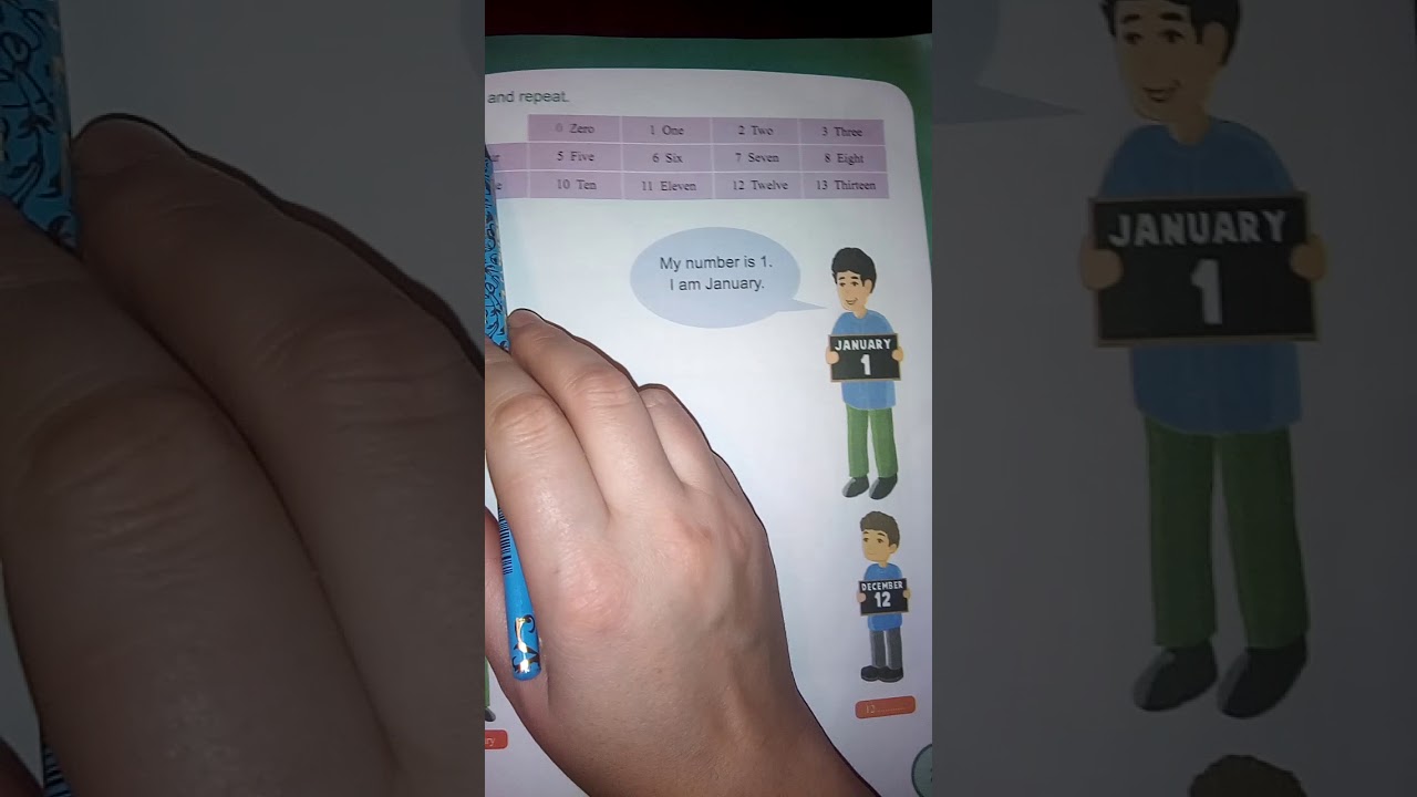 الانجليزية الاولى متوسط الارقام ص29