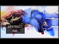 Wide and abstract  catalyst wedge alcohol ink art  step by step