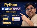 Python If Else & Match Explained | With Simple Examples