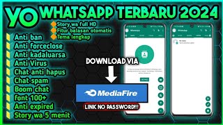 Yowhatsapp terbaru 2024 || ANTI BLOKIRR!!! ANTI KADALUARSA!!!! || free download screenshot 2