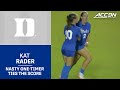 Duke Redshirt Junior Kat Rader's Nasty One-Timer Levels The Score For The No. 9 Blue Devils