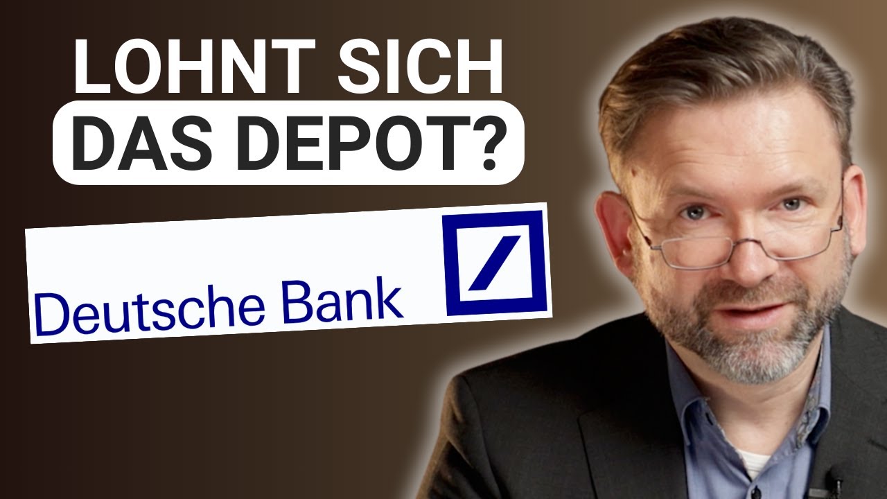 Kostencheck Deutsche Bank Depot (ab 250 TEUR Wertpapiervermögen) YouTube