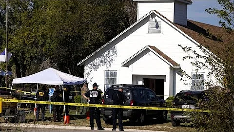 New video shows man after he shot Texas church gun...