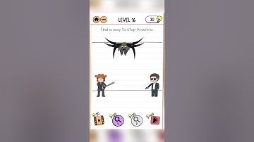 Smith and Joe vs Professor Bigbrain Level 16 Best Solution | Brain Test 2 Walkthrough