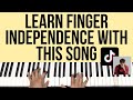 Learn Finger Independence With This Song (Golden Hour by JVKE) | Piano Tutorial