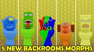NEW UPDATE 290 - HOW TO GET ALL 5 NEW BACKROOMS MORPHS IN BACKROOMS MORPHS (ROBLOX)