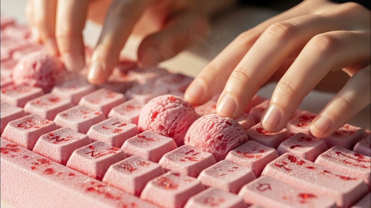 🍦✨ Frostpulse: The Ice Cream Keyboard That Melts Under Your Touch
