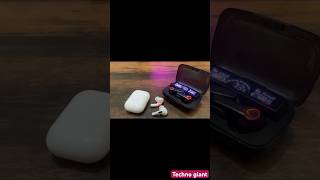 200₹ Airpods vs M19#reels #shorts #tech #meesho #apple #m19 #m10 #tws #earbuds #appleairpodspro #yt
