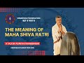 A talk on the meaning of maha shivaratri by acharya dr sthaneshwar timalsina in nyc