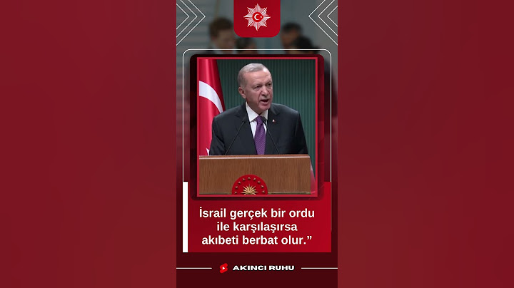 Erdoğan'dan İsrail'e Çok Sert 'Gerçek Ordu' Mesajı #shorts
