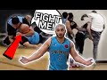 Fight broke out mens league basketball