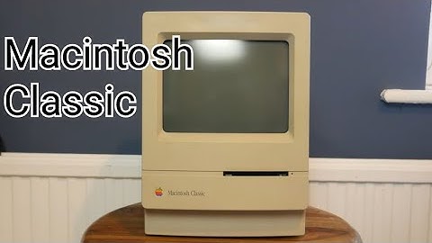 I Bought A Macintosh Classic