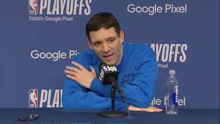 Mark Daigneault Press Conference / Dallas Mavericks vs Oklahoma City Thunder