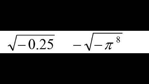 Express Square Roots of Negative Numbers Using j ( i ) 09